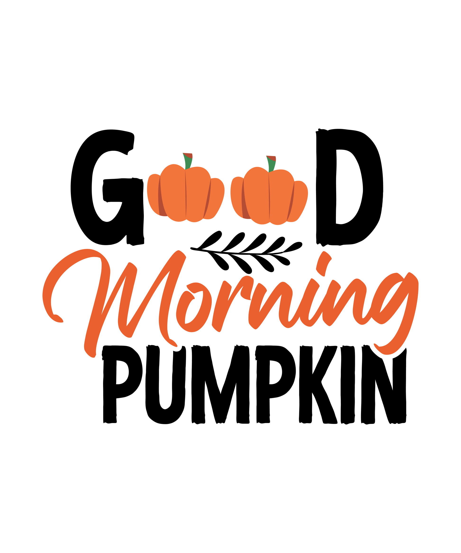 Good Morning Pumpkin Ready To Press DTF Transfer  Buy Bulk DTF   