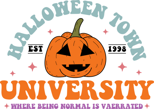 Halloween Town University Ready To Press DTF Transfer