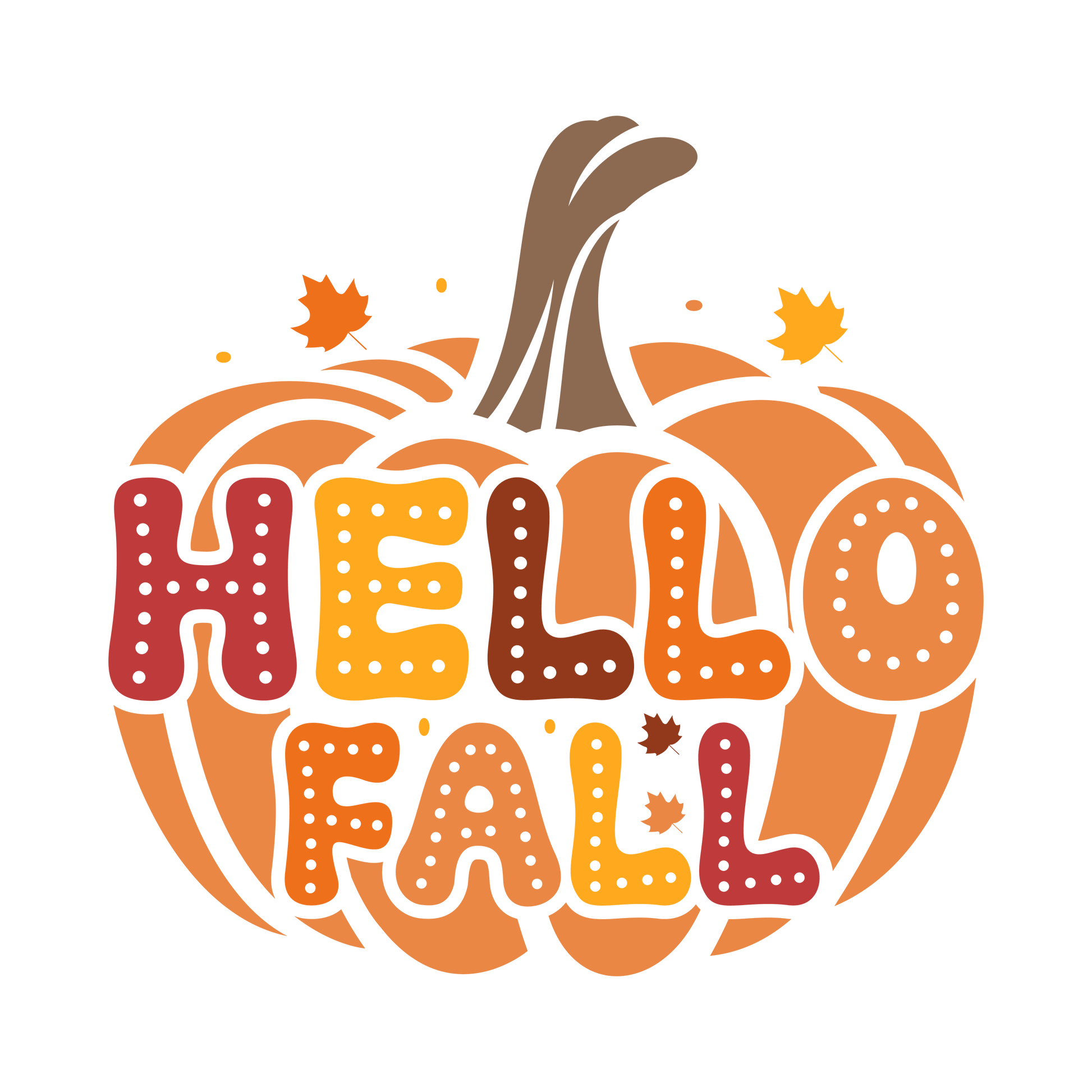 Hello Fall 03 - Ready To Press DTF Transfers