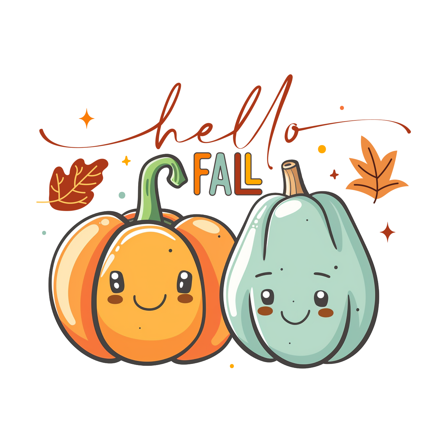 Hello Fall - Ready To Press DTF Transfers