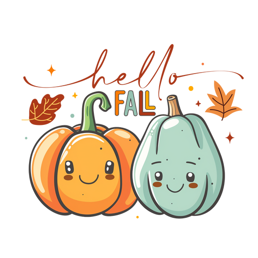 Hello Fall - Ready To Press DTF Transfers