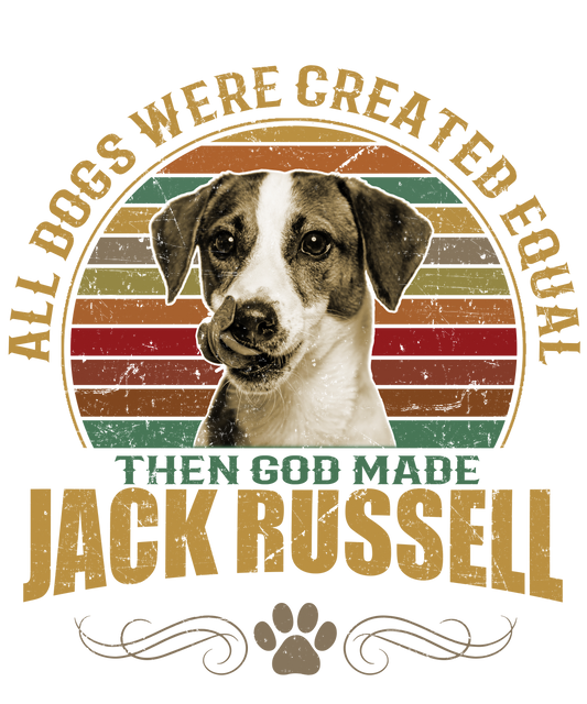 Jack Russell Dog Lover Unisex Men’s T-Shirt Ready To Press DTF Transfer