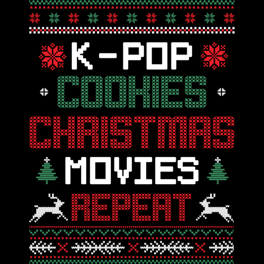 K-pop Cookies Christmas Movies Repeat - Ready to Press DTF Transfers