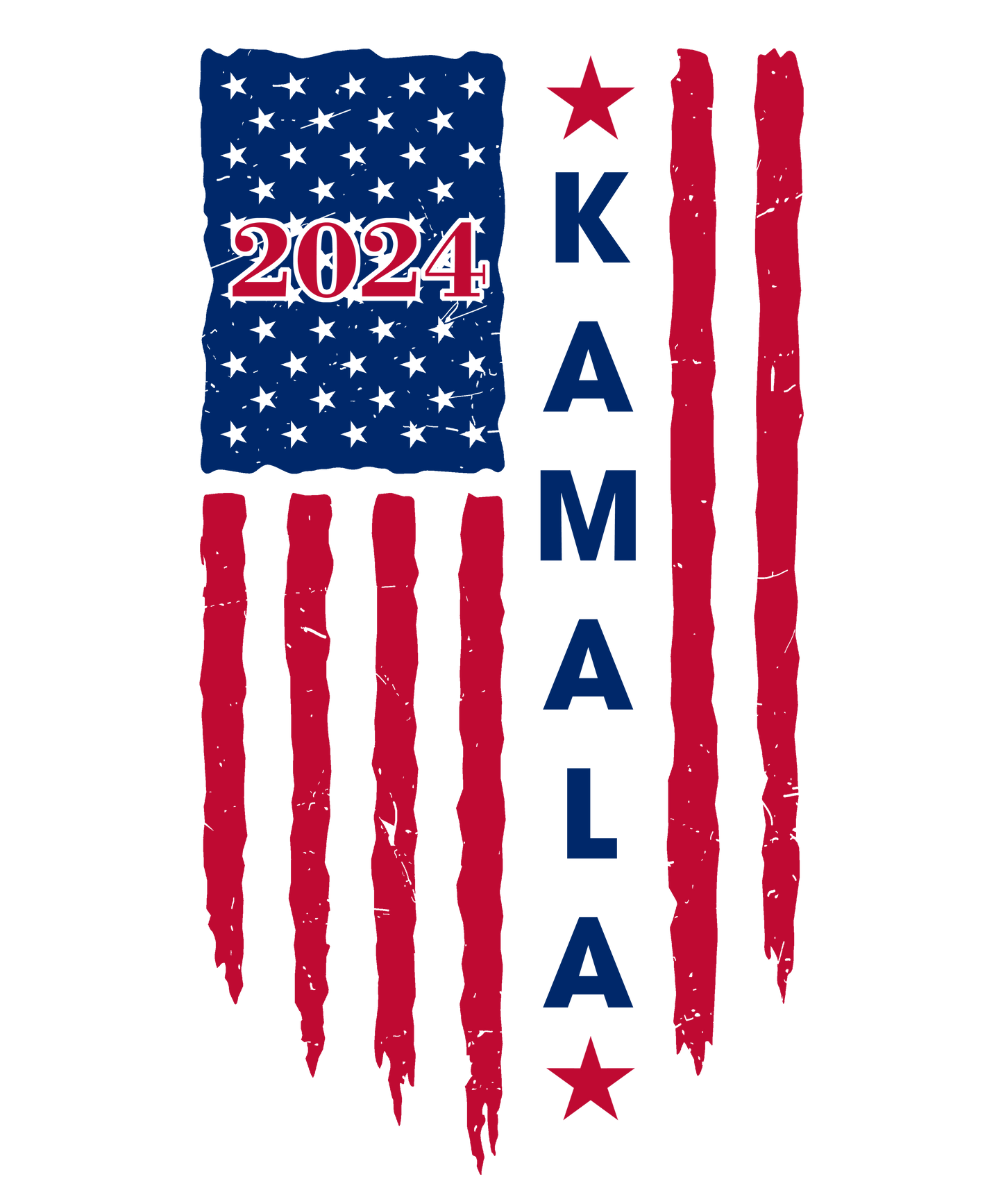 Kamala American Flag - Ready To Press DTF Transfers