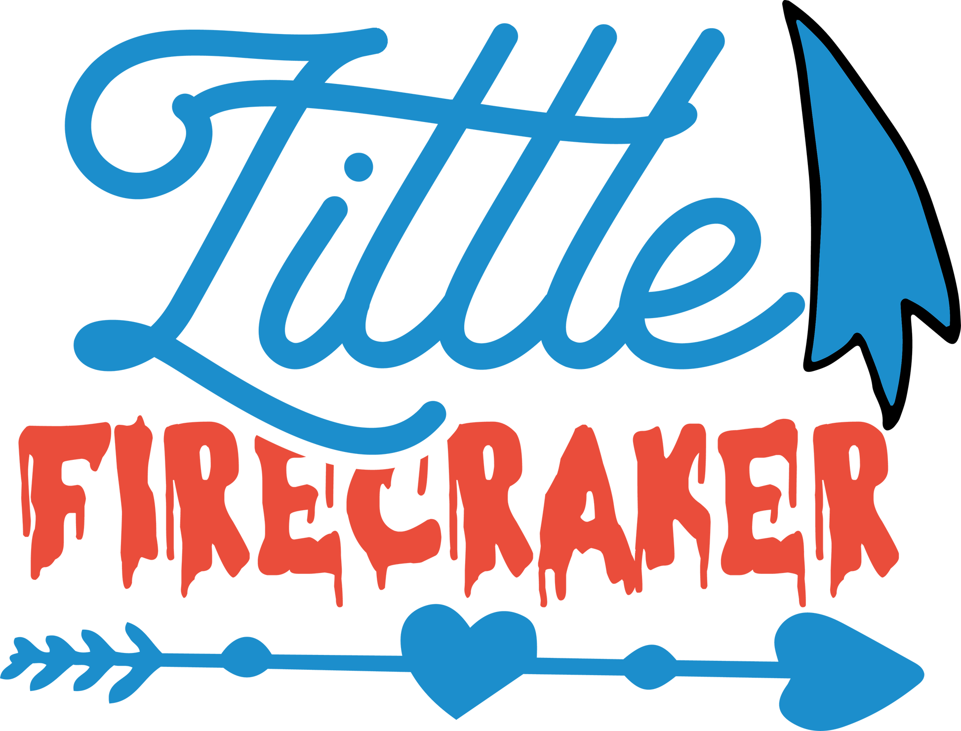 Little Firecraker - 1142 Ready to Press DTF Transfer  Buy Bulk DTF   