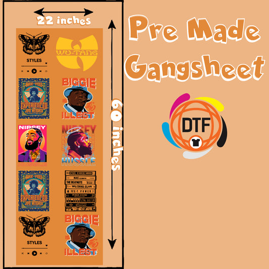 Melody Magic Set Premade DTF Gangsheet