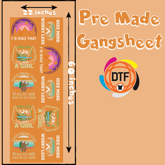 Mountain Majesty Crew Premade DTF Gangsheet