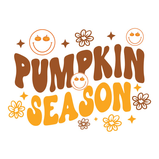 Pumpkin Season Ready To Press DTF Transfer