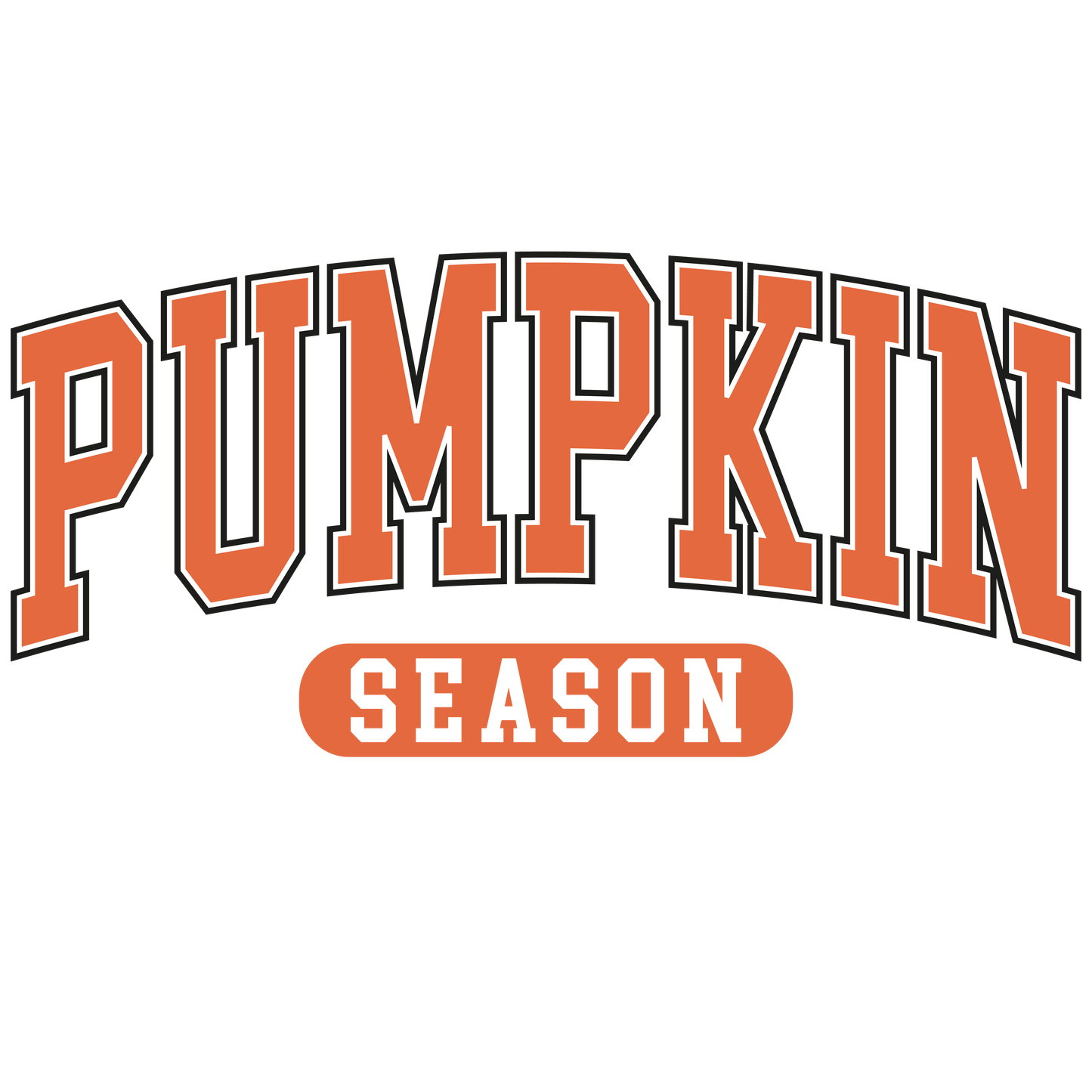 Pumpkin Season Ready To Press DTF Transfer