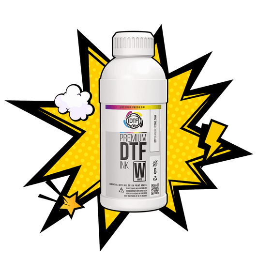 Premium White DTF Ink - 1 liter  BuyBulkDTF   