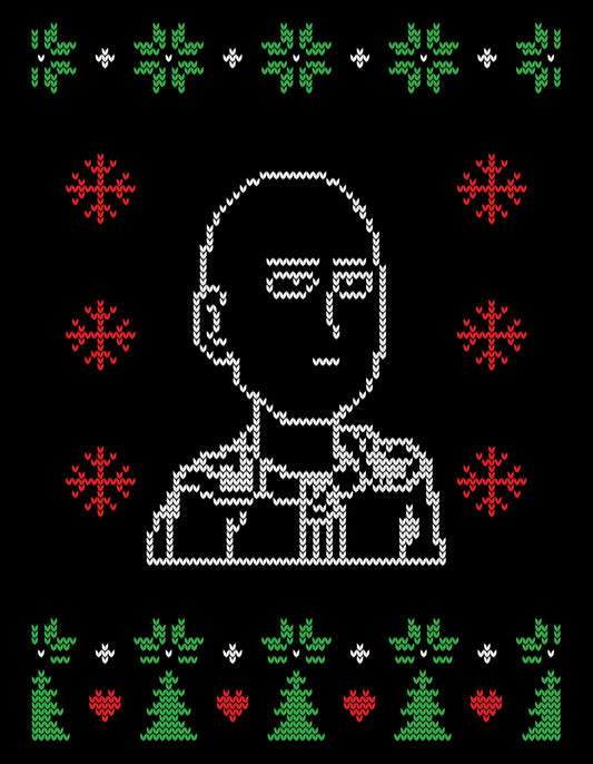 Saitama SVG For Christmas Ugly Sweater Design Ready To Press DTF Transfer