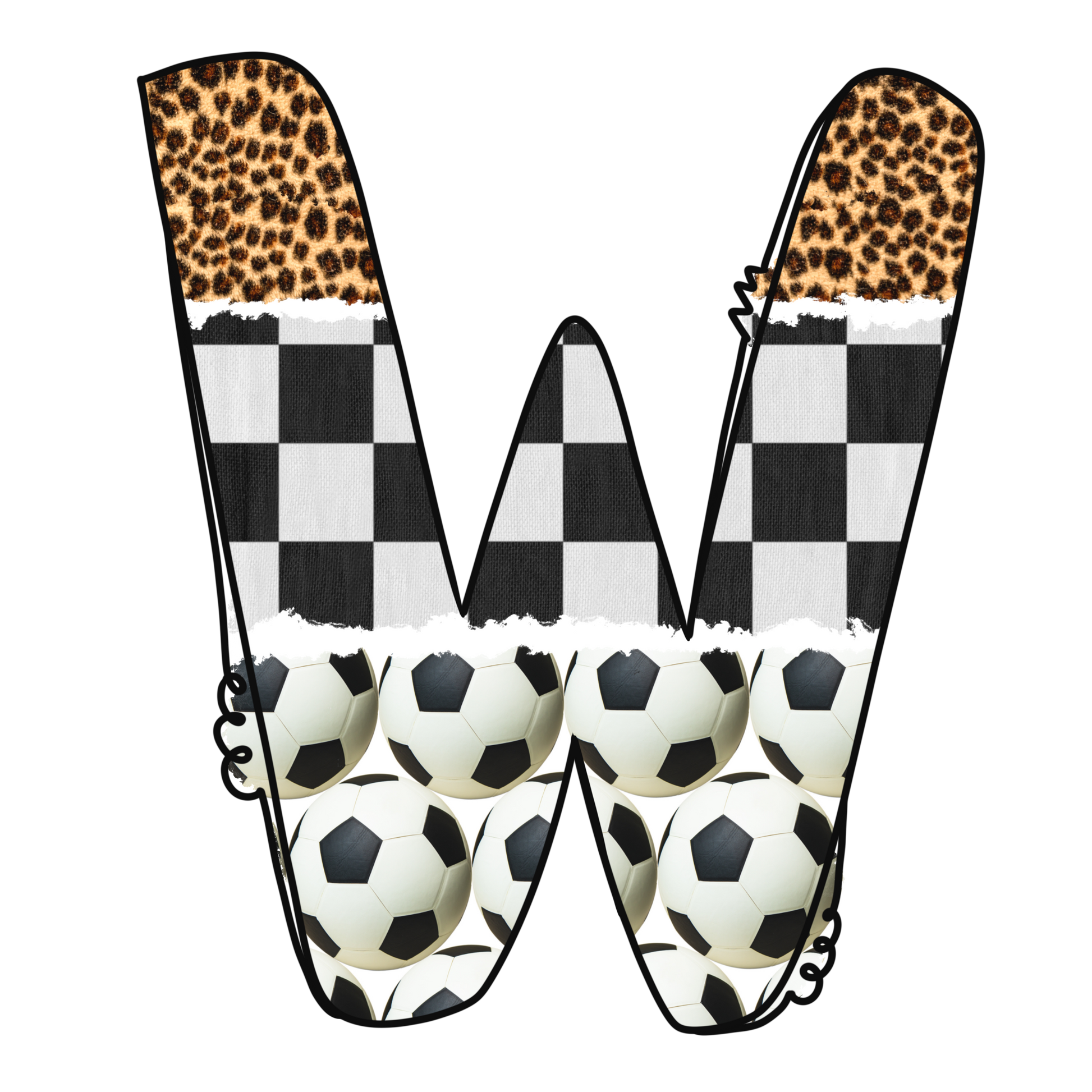 Soccer Leopard W - Ready To Press DTF Transfer  Buy Bulk DTF   