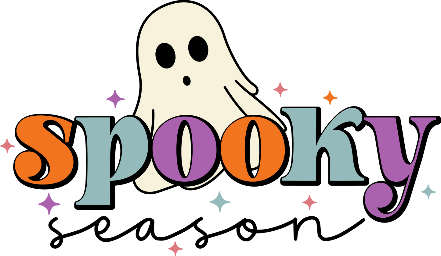 Spooky Season Ghost Ready To Press DTF Transfer