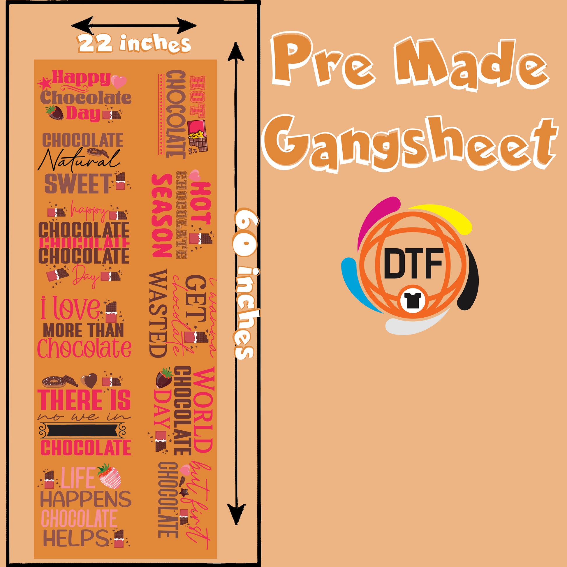 Sweet Indulgence Squad Premade DTF Gangsheet