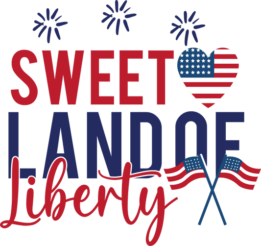 Sweet Land Of Liberty - 1205 Ready to Press DTF Transfer