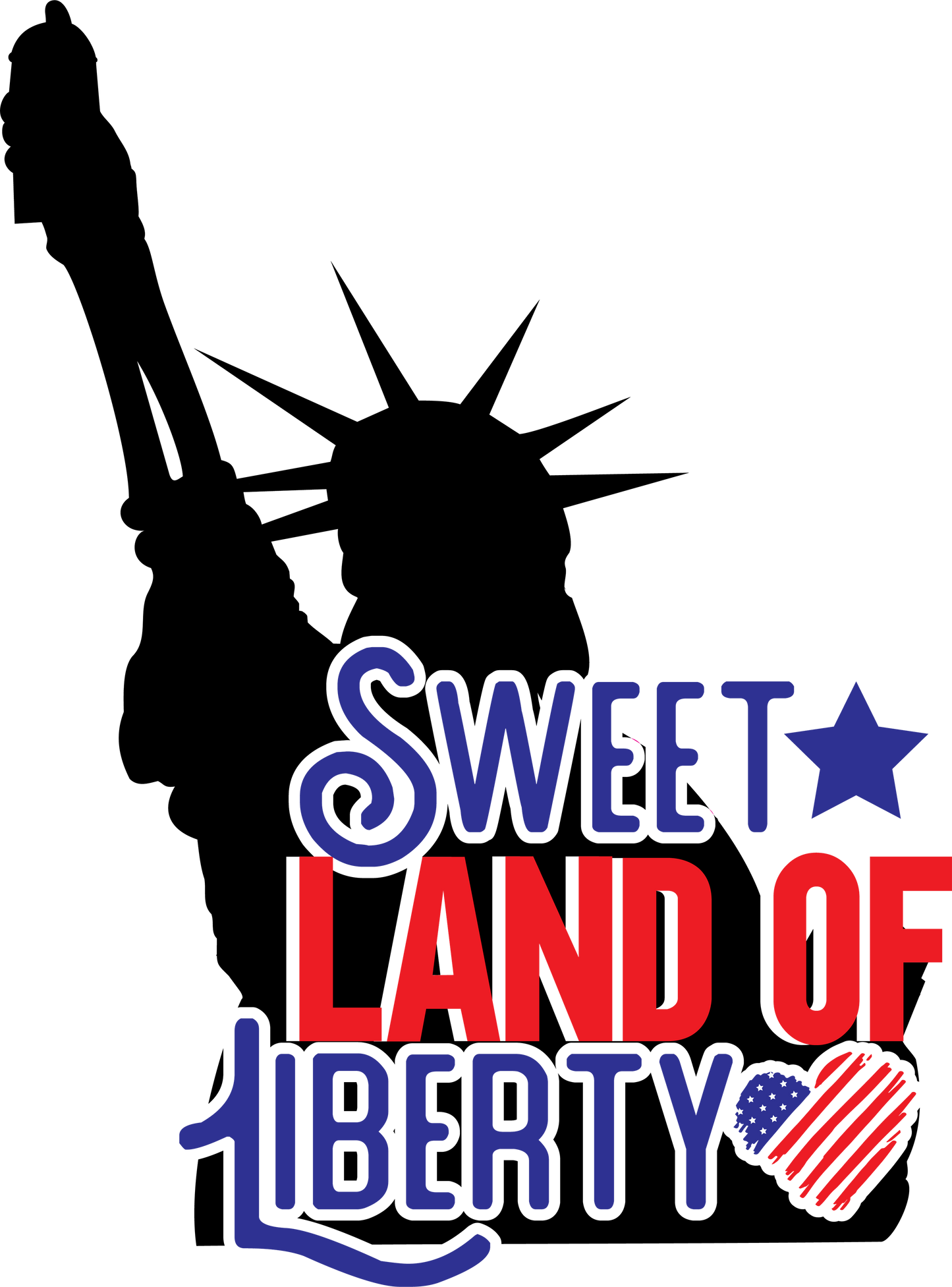 Sweet Land Of Liberty - 1207 Ready to Press DTF Transfer