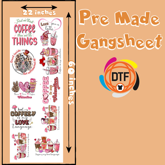 Sweetheart Collection Premade DTF Gangsheet