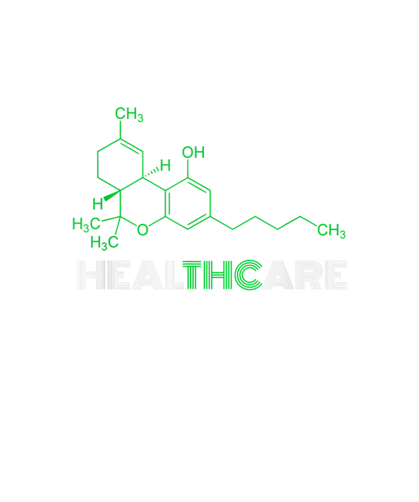 THC Healthcare - THC Molecule Ready To Press DTF Transfer  Buy Bulk DTF   