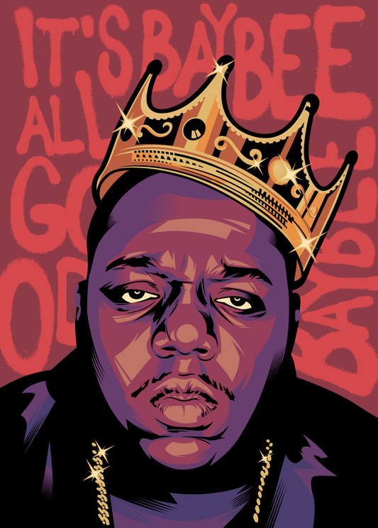 The Notorious BIG - Pop Art - Ready To Press DTF Transfers  Buy Bulk DTF   