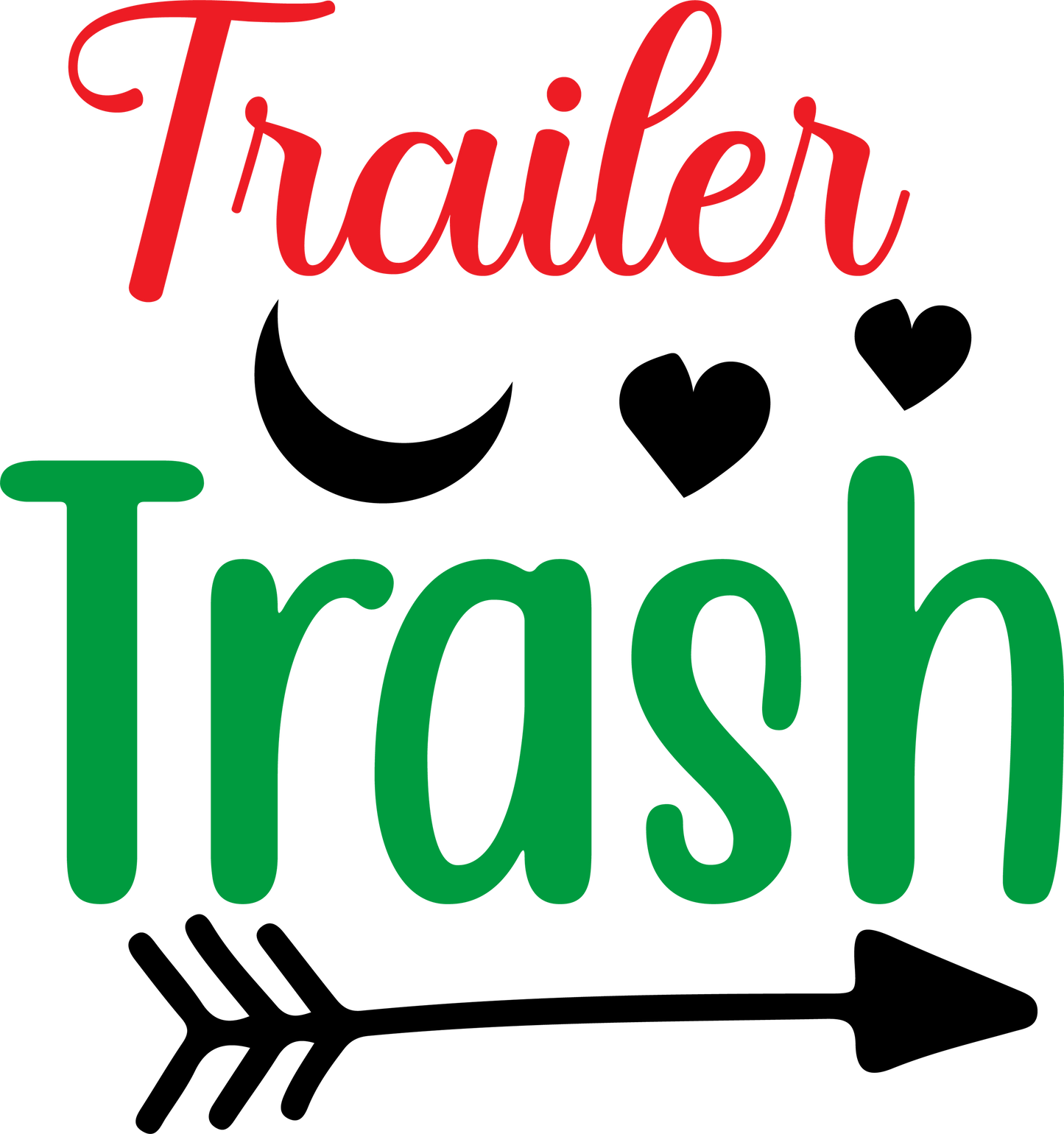 Trailer Trash - 1020 Ready to Press DTF Transfer