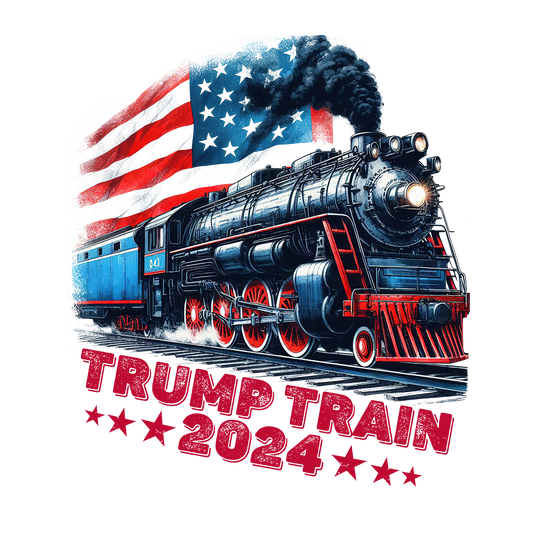 Trump Train 2024 - Ready To Press DTF Transfers