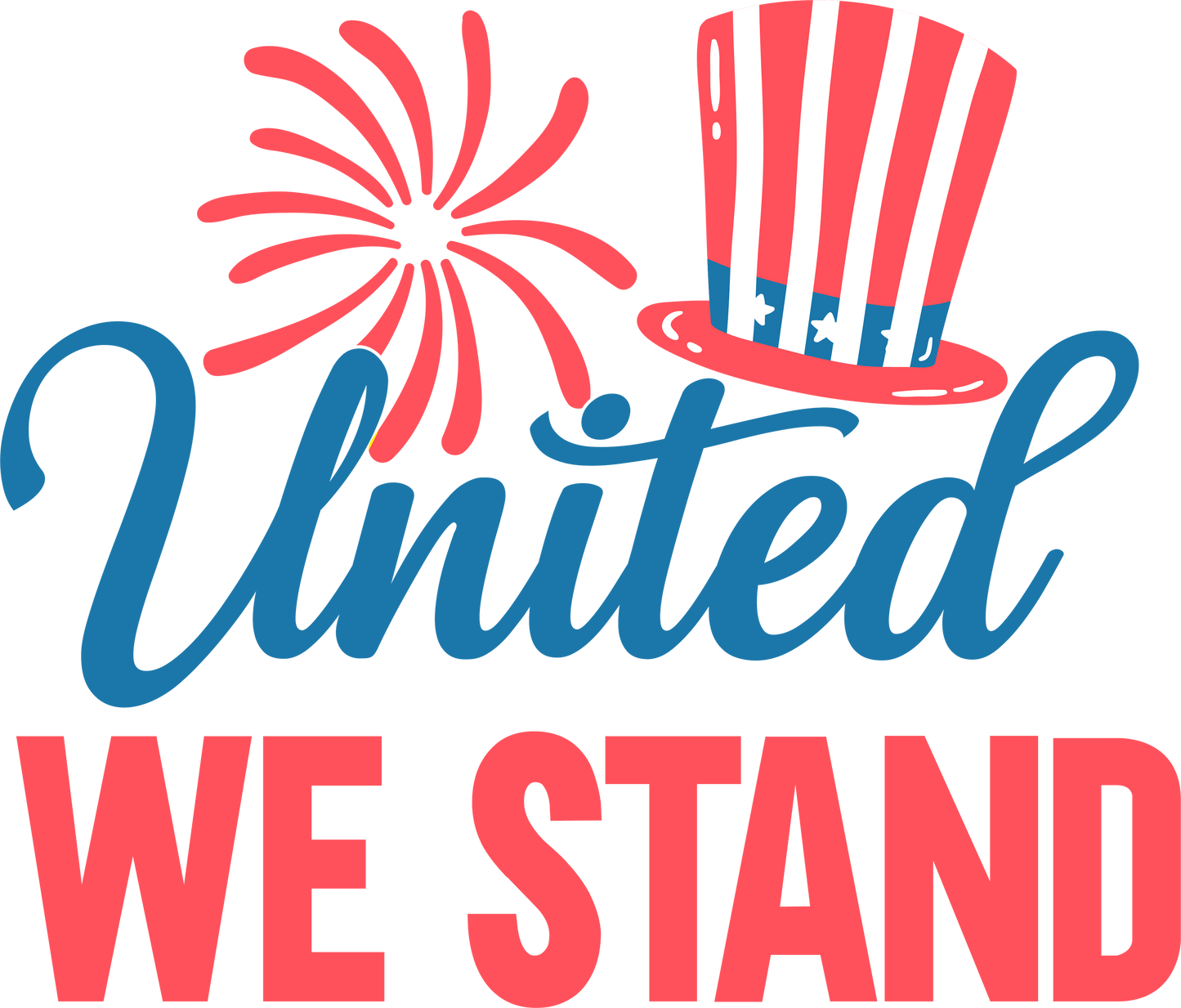 United We Stand - 1208 Ready to Press DTF Transfer
