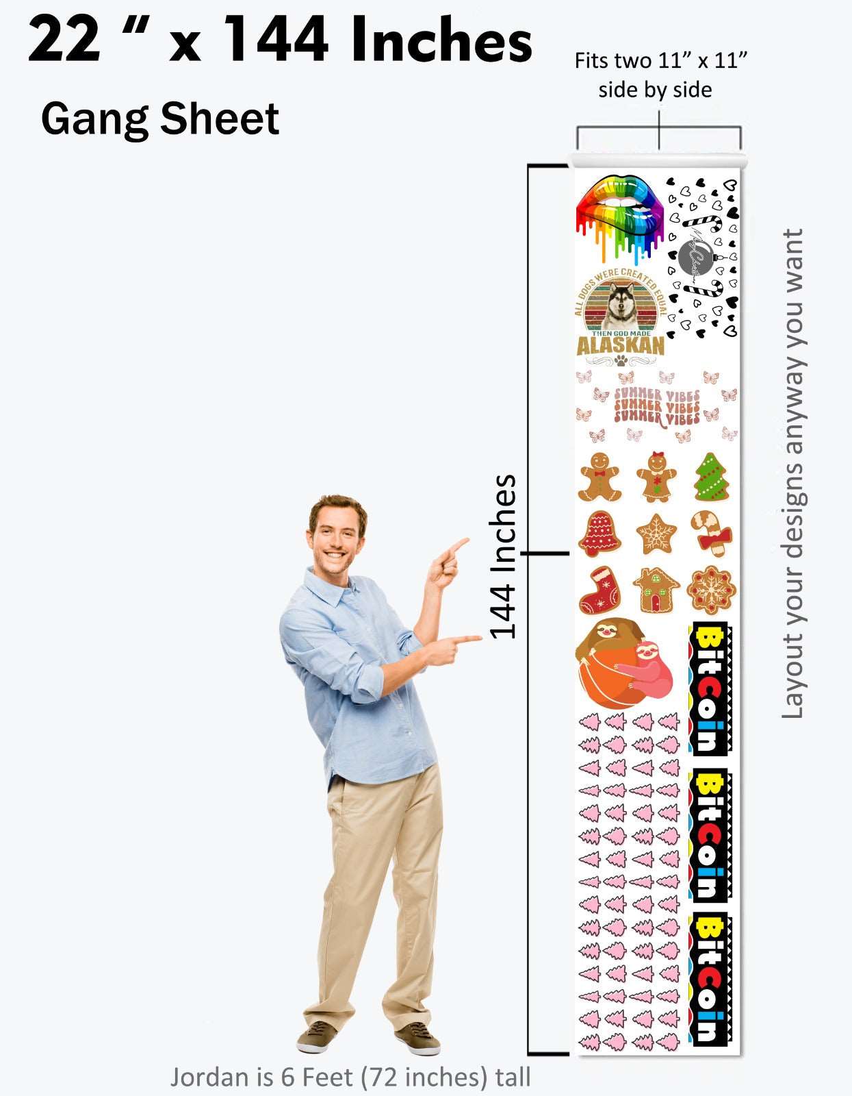 DTF Gang Sheet Builder - Multiple Sizes Gang Sheet BuyBulkDTF   