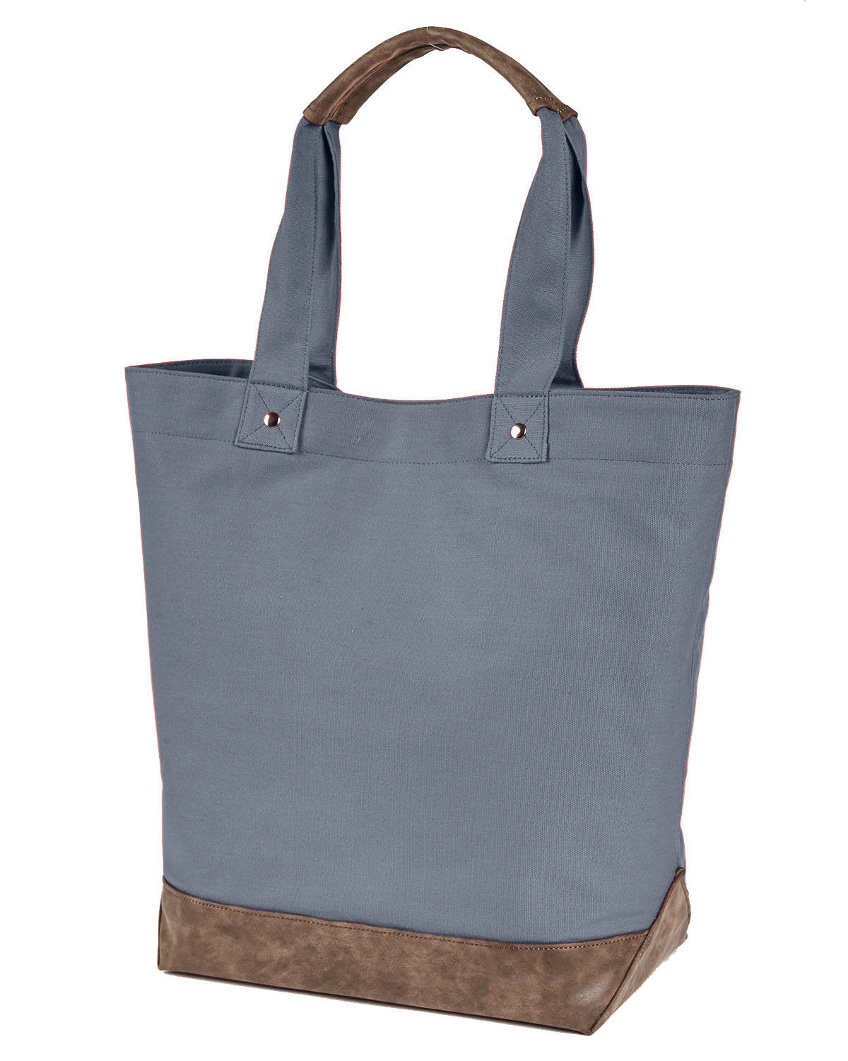 Authentic Pigment Canvas Resort Tote NIAGARA BROWN