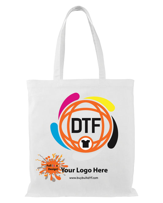 Canvas Promo Tote Bag WHITE