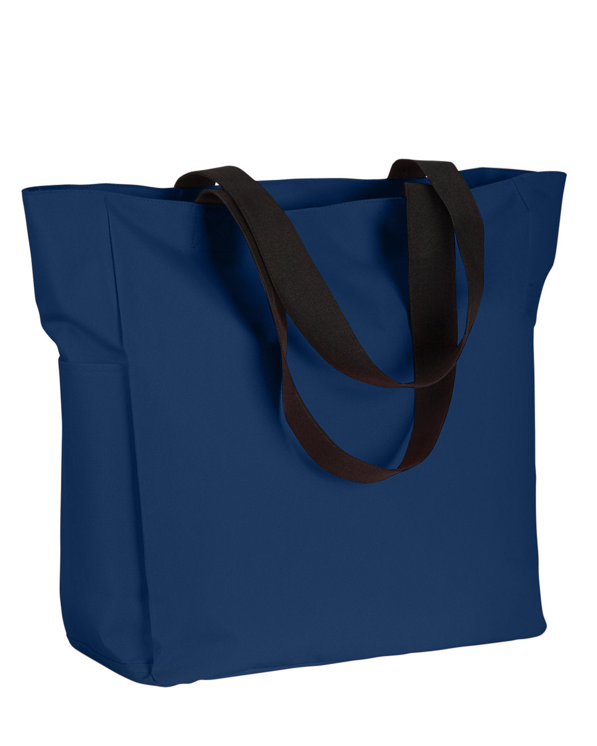 BAGedge Polyester Zip Tote NAVY