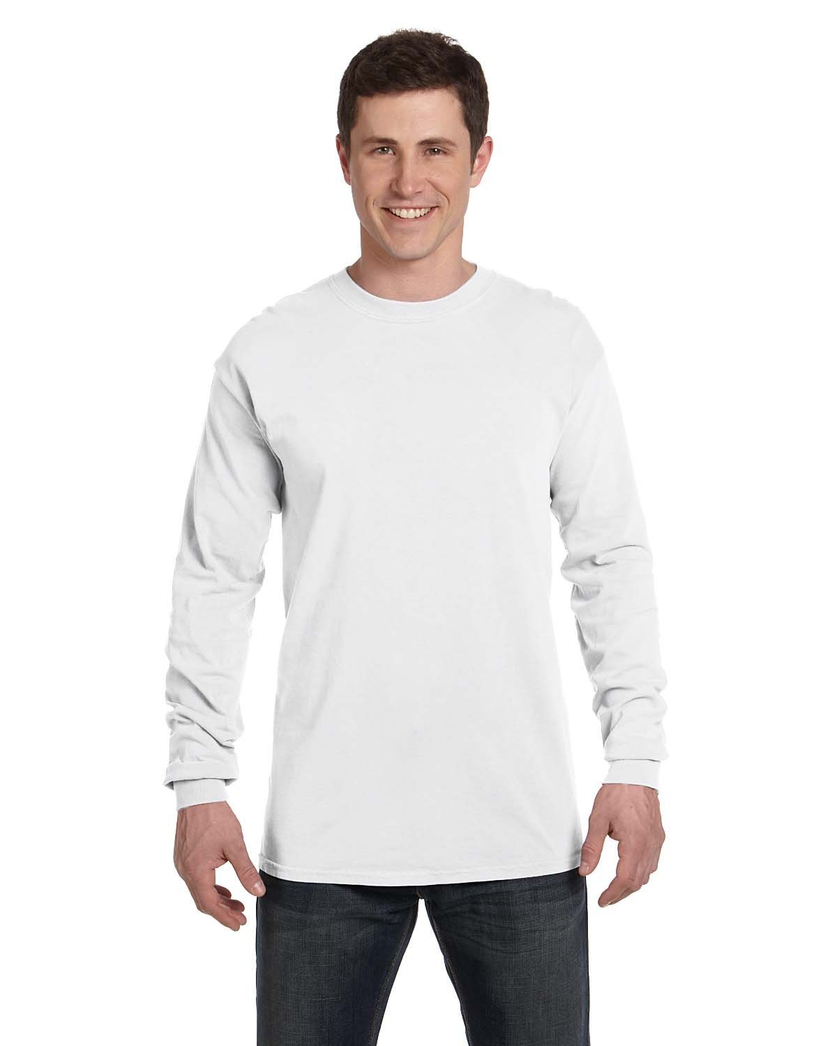 Comfort Colors Adult Heavyweight RS Long-Sleeve T-Shirt WHITE