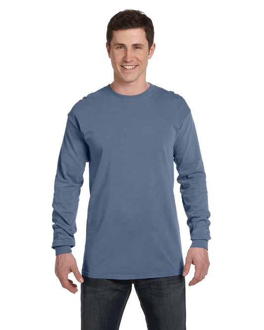 Comfort Colors Adult Heavyweight RS Long-Sleeve T-Shirt BLUE JEAN