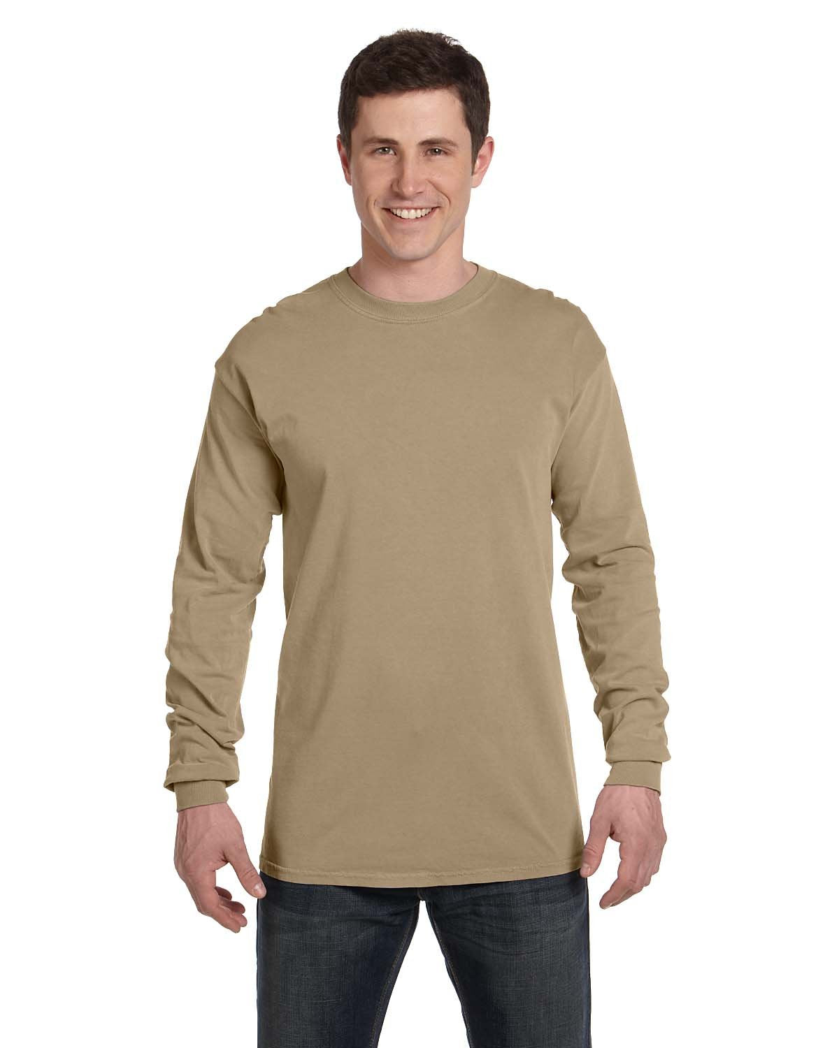 Comfort Colors Adult Heavyweight RS Long-Sleeve T-Shirt KHAKI