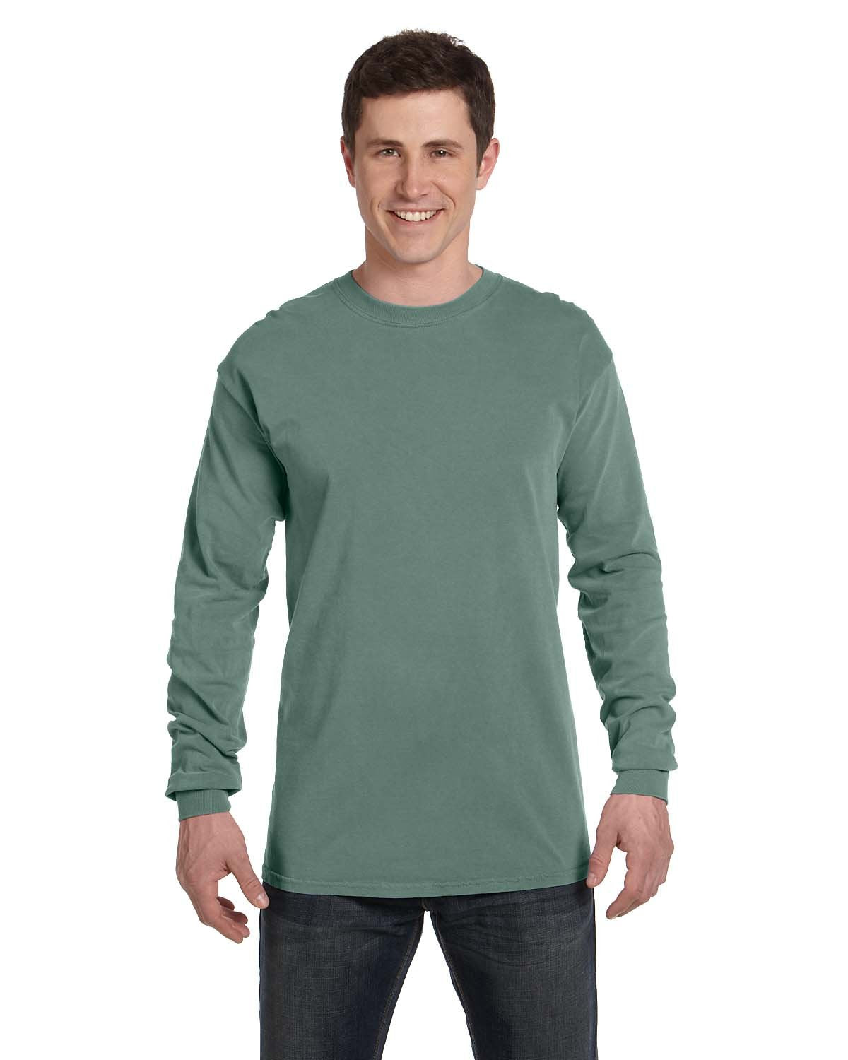 Comfort Colors Adult Heavyweight RS Long-Sleeve T-Shirt LIGHT GREEN