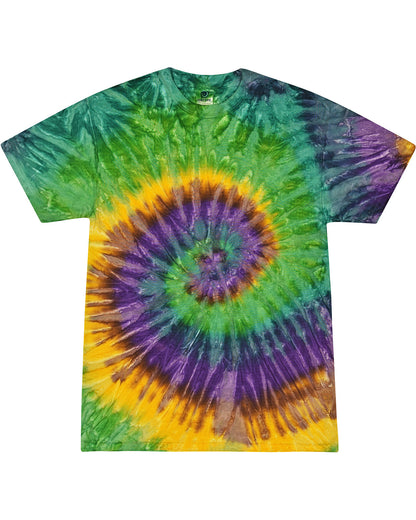 Tie-Dye Adult T-Shirt MARDI GRAS