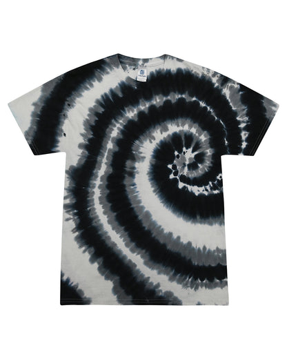 Tie-Dye Adult T-Shirt SWIRL BLACK