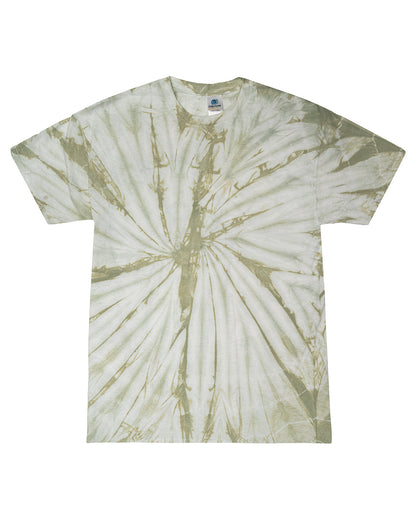 Tie-Dye Adult T-Shirt SPIDER OLIVE