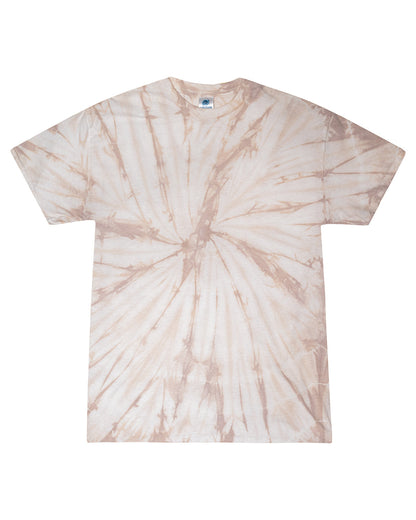 Tie-Dye Adult T-Shirt SPIDER TAUPE