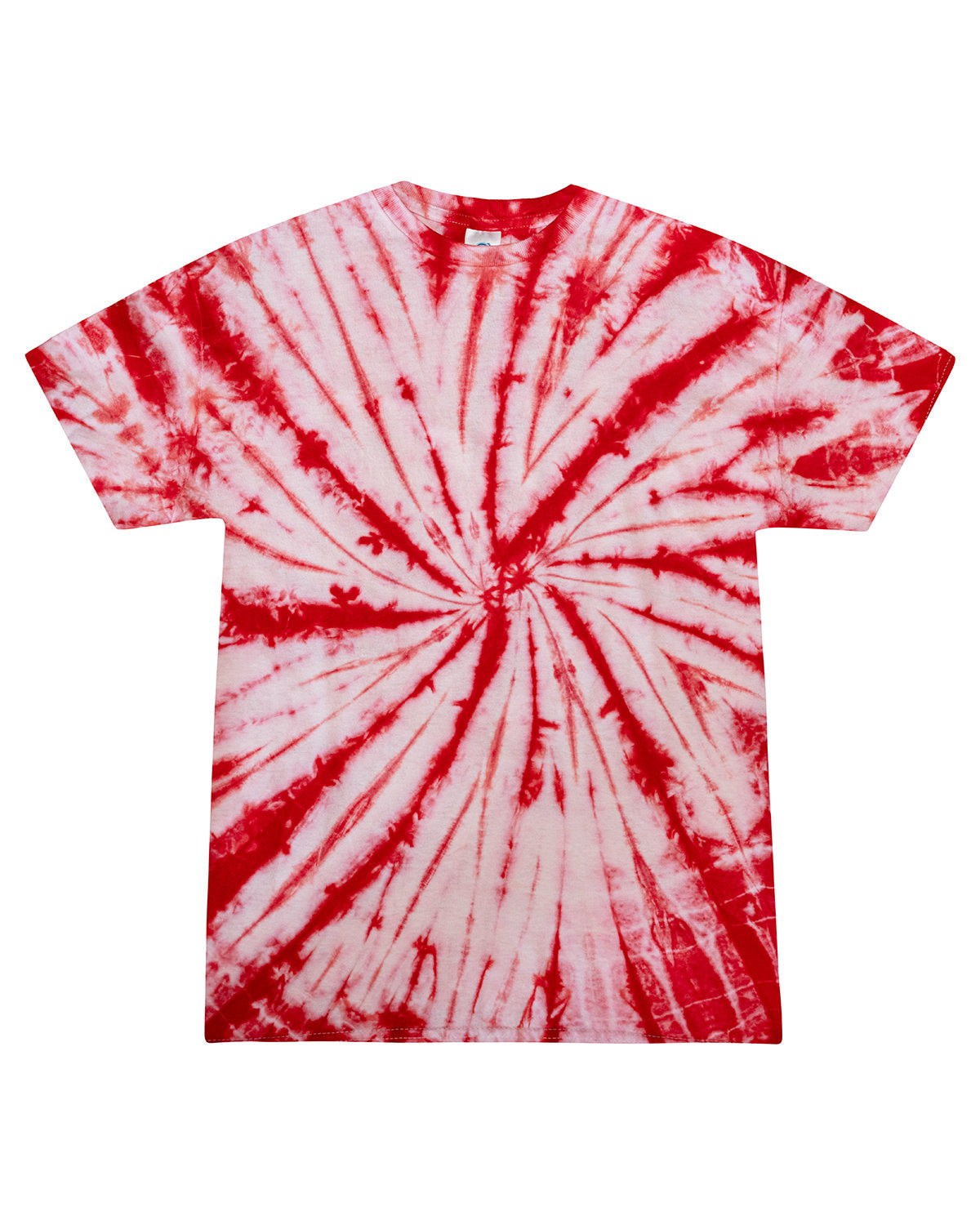 Tie-Dye Adult T-Shirt WHITE RED