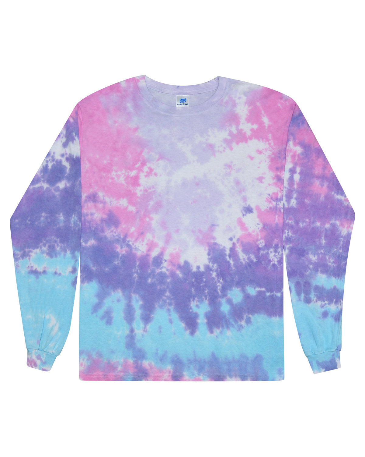 Tie-Dye Adult Long-Sleeve T-Shirt COTTON CANDY