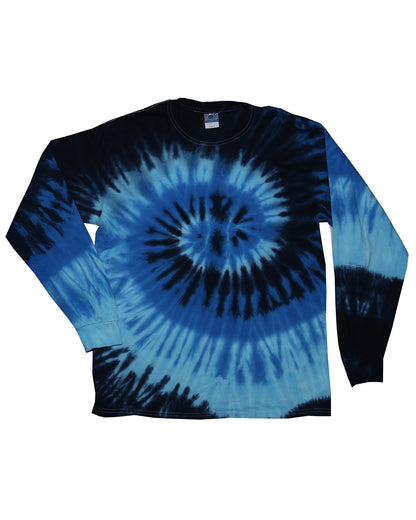 Tie-Dye Adult Long-Sleeve T-Shirt BLUE OCEAN