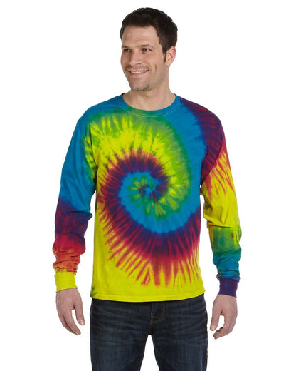 Tie-Dye Adult Long-Sleeve T-Shirt REACTIVE RAINBOW