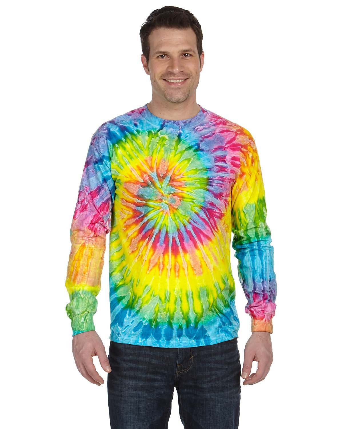 Tie-Dye Adult Long-Sleeve T-Shirt SATURN