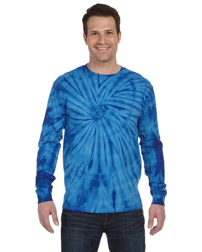 Tie-Dye Adult Long-Sleeve T-Shirt SPIDER ROYAL