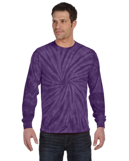 Tie-Dye Adult Long-Sleeve T-Shirt SPIDER PURPLE