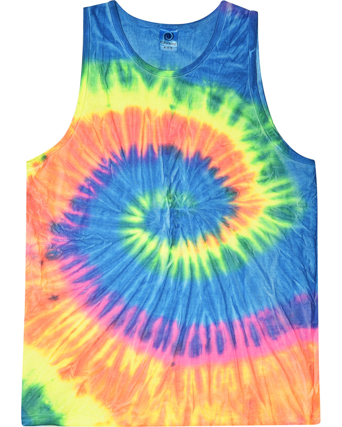 Tie-Dye Adult Tank NEON RAINBOW