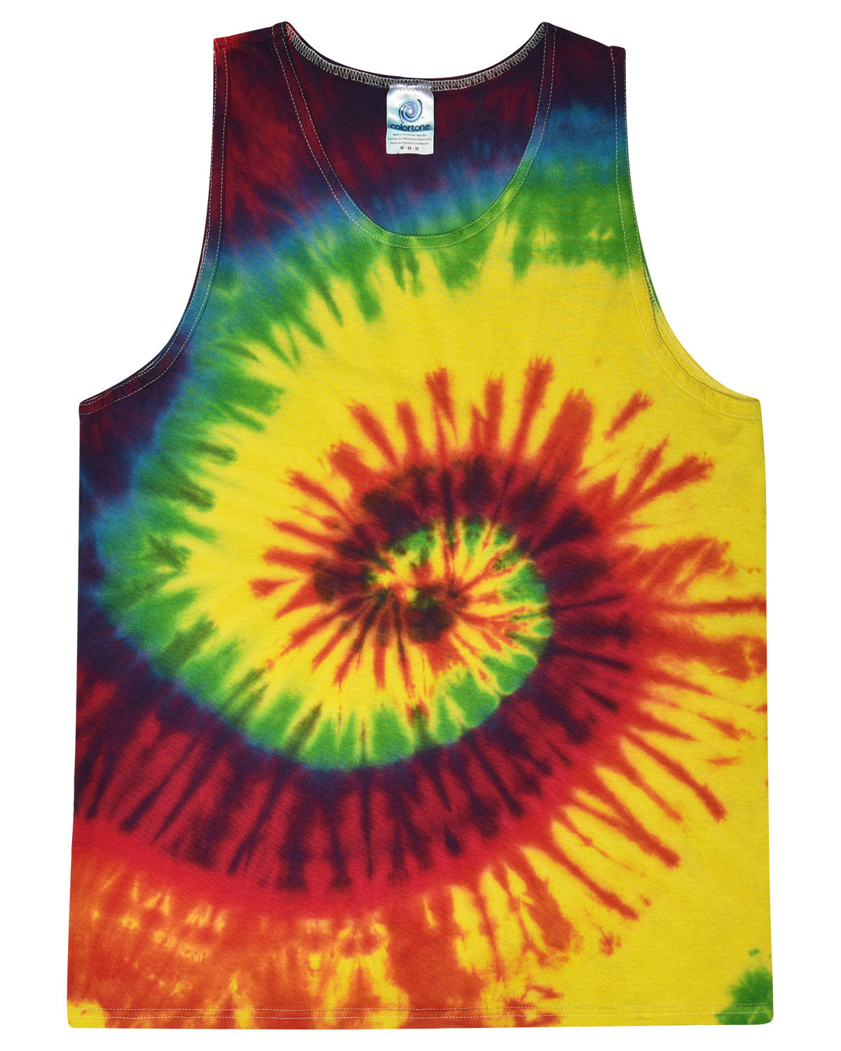 Tie-Dye Adult Tank REACTIVE RAINBOW