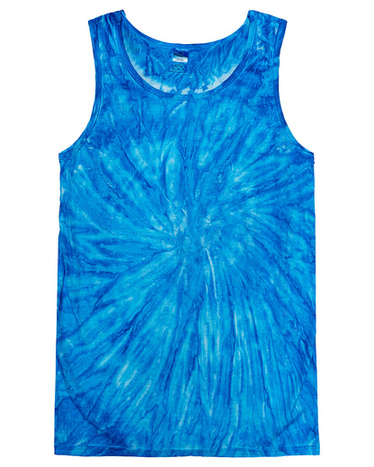 Tie-Dye Adult Tank NEON BLUEBERRY