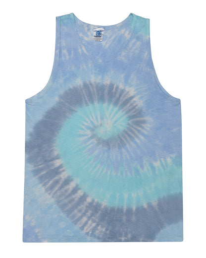 Tie-Dye Adult Tank LAGOON