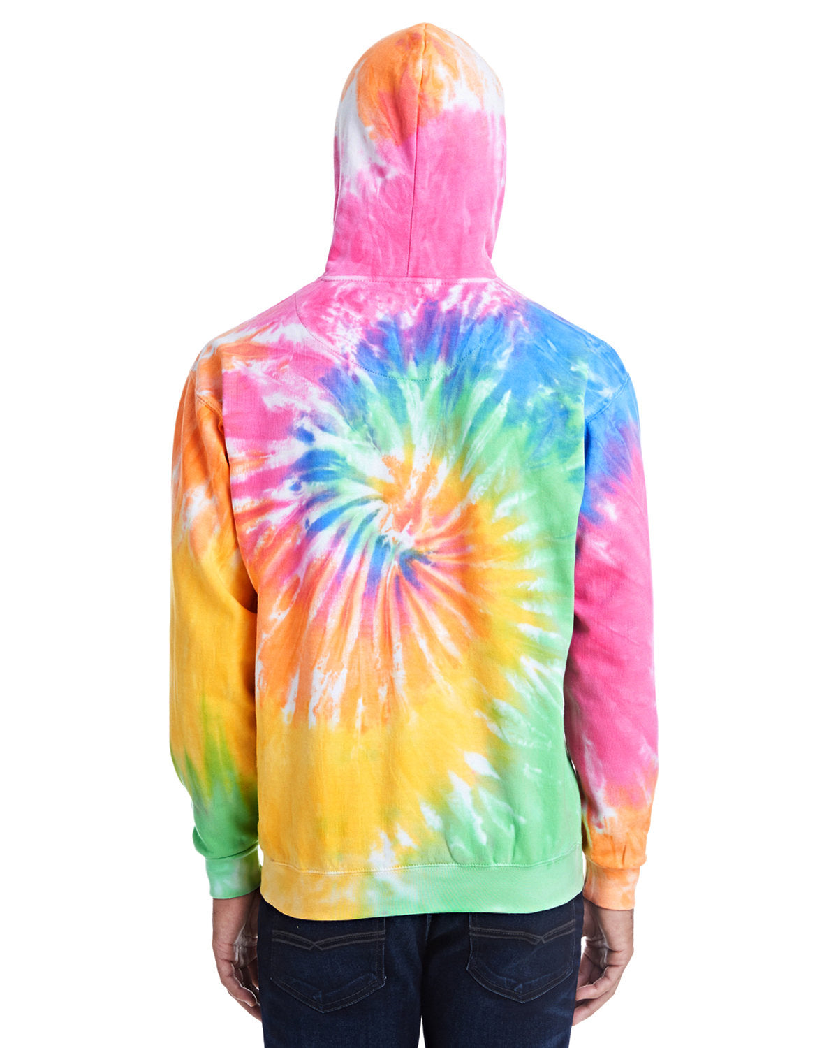 Tie-Dye Adult Tie-Dyed Pullover Hooded Sweatshirt